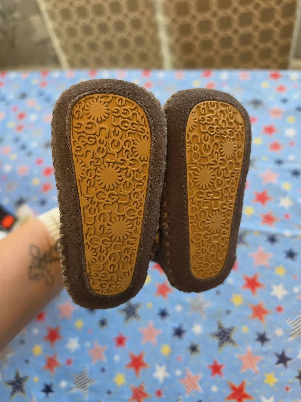 UGG plush shearling